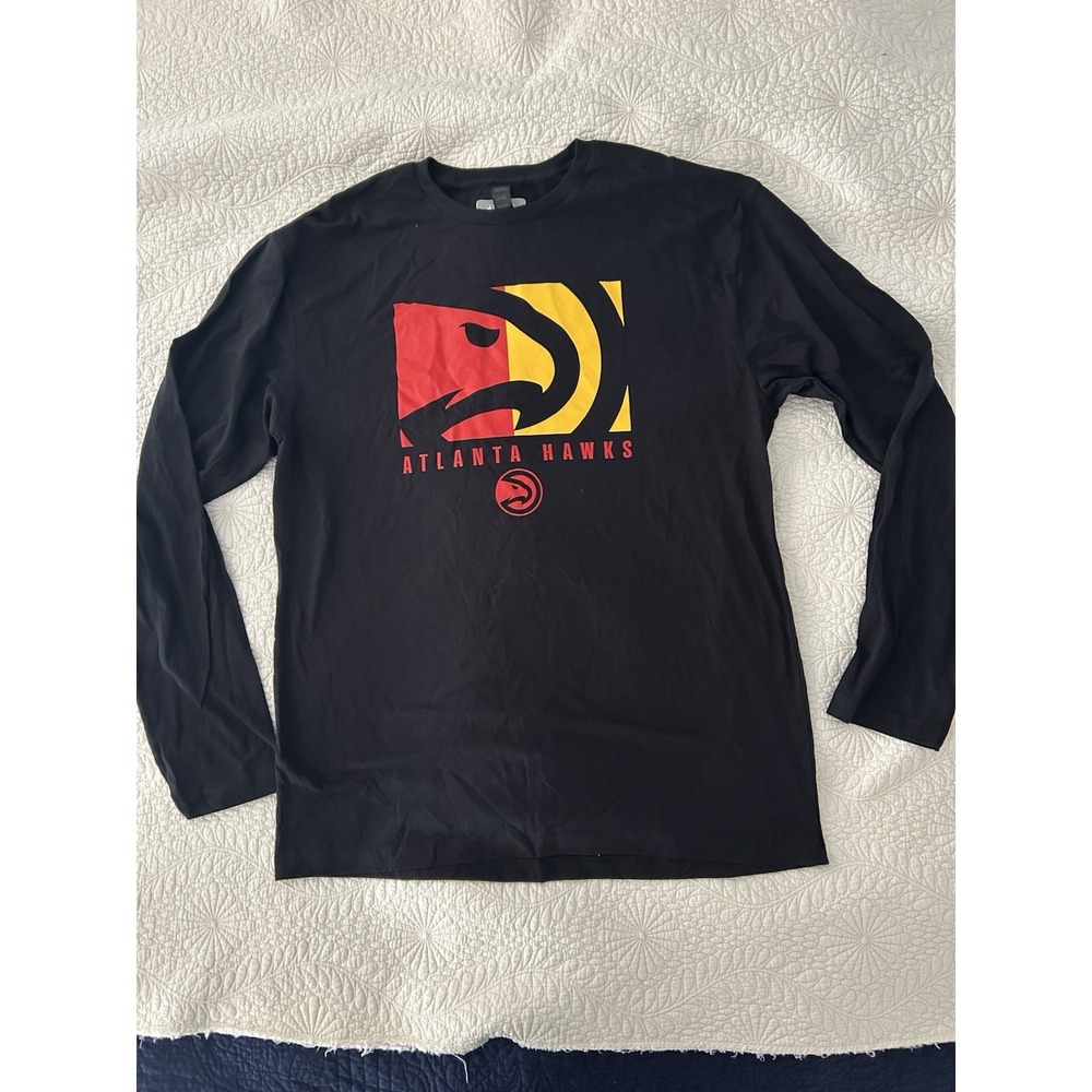 NBA Atlanta Hawks Long Sleeve T-Shirt Black XL